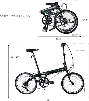 Amazon.com : Dahon VYBE D7 Folding Bike, Lightweight Aluminum