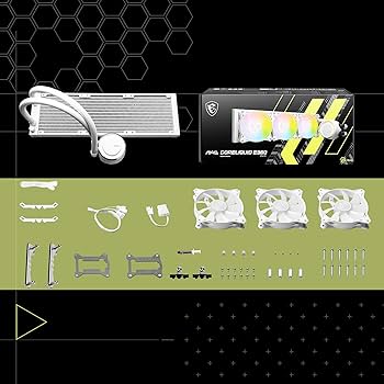 Amazon.com: MSI MAG CoreLiquid E360 White - AIO ARGB CPU Liquid