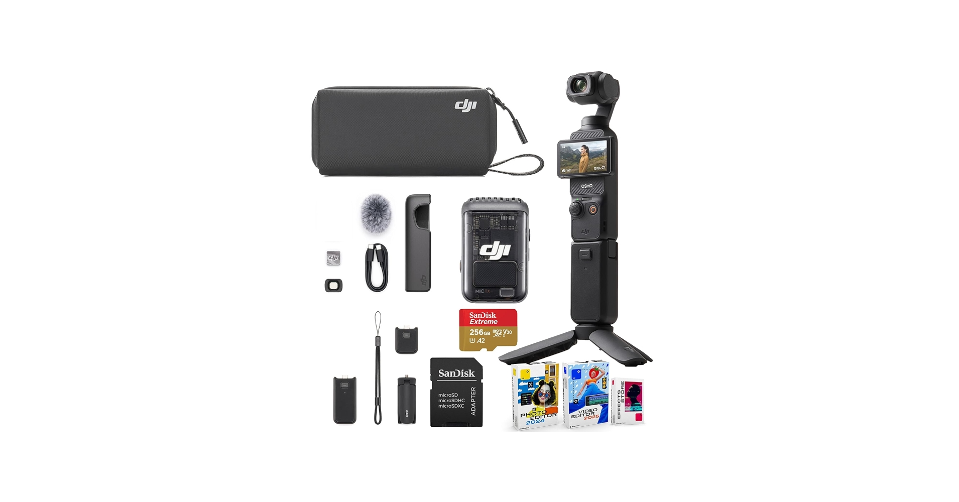 Amazon.com : DJI Osmo Pocket 3 Creator Combo Bundle with Clip-On