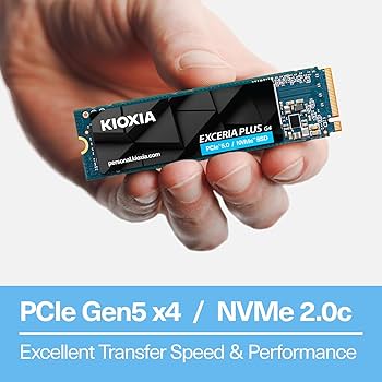 Amazon.com: Kioxia EXCERIA Plus G4 NVMe SSD 1TB Internal SSD, PCIe