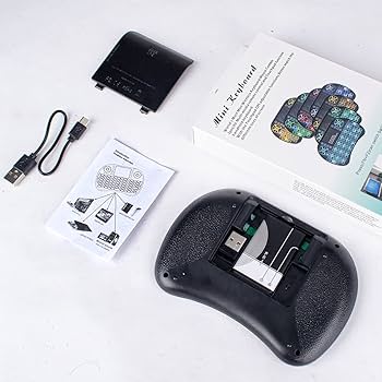 Amazon.co.jp: バックライト付きミニキーボード タッチパッドマウス