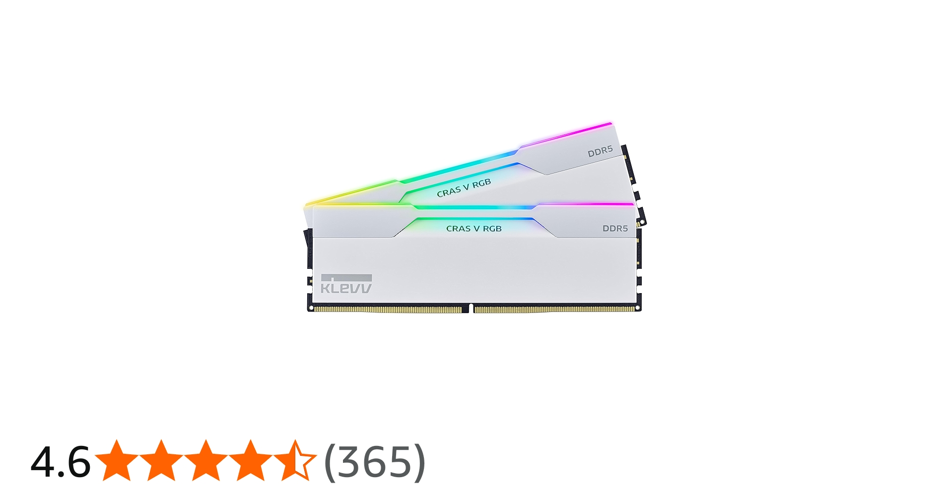 Amazon.co.jp: KLEVV CRAS V RGB DDR5 32GB (2x16GB) 6400MHz CL32 SK