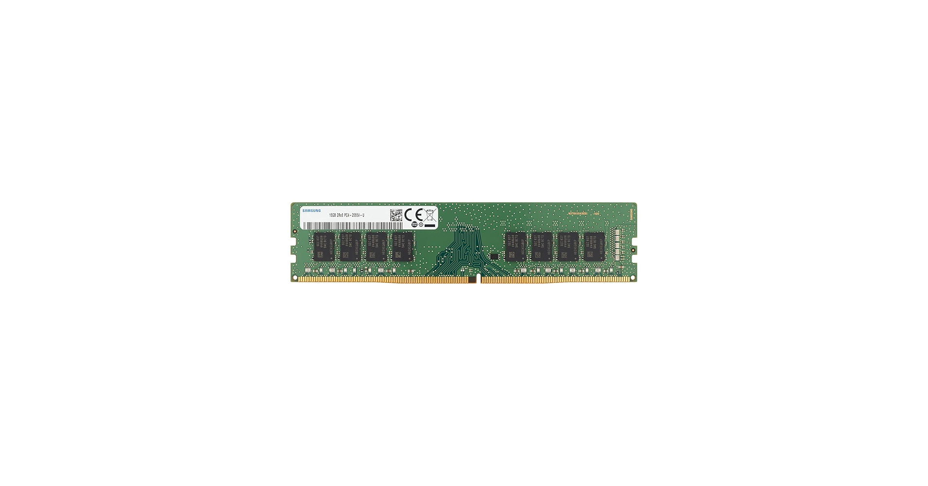 Samsung 16GB DDR4 2666MHz PC4-21300 (PC4-2666V) CL19 UDIMM 2Rx8