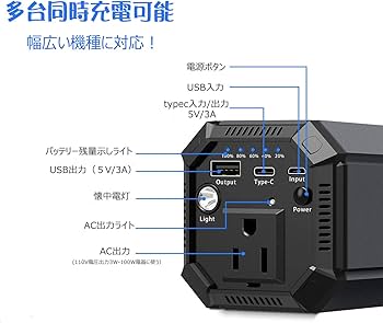 Amazon | EWEMOSI ポータブル電源 AC出力対応 モバイルバッテリー