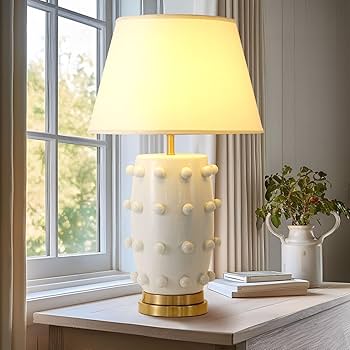 CKENSU Modern Ceramic Linden Table Lamp - 30