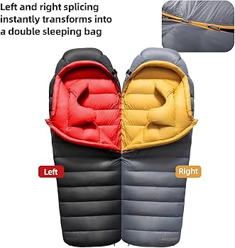 Amazon.co.jp: QEZER ダウン寝袋 大人用 620フィルパワーダウン寝袋