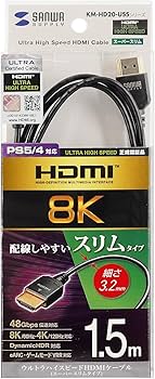 Amazon | サンワサプライ ウルトラハイスピードHDMIケーブル（スーパー