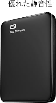 Amazon | WD HDD ポータブル ハードディスク 2TB USB3.0 Elements