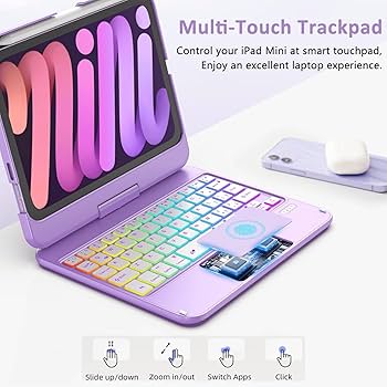 Amazon.co.jp: FUWANG iPad Mini 第6世代ケース キーボード付き (8.3