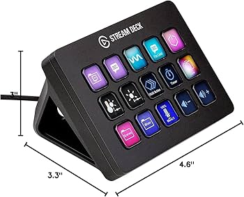 Amazon.com: Elgato Stream Deck MK.2 – Studio Controller, 15 macro