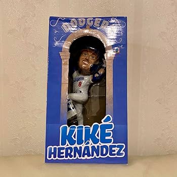 Amazon.co.jp: ドジャース キケ・ヘルナンデス選手 ボブルヘッド人形