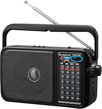 Amazon.co.jp: G-KENI ポータブルラジオ小型 携帯ラジオ 卓上｜FM/AM