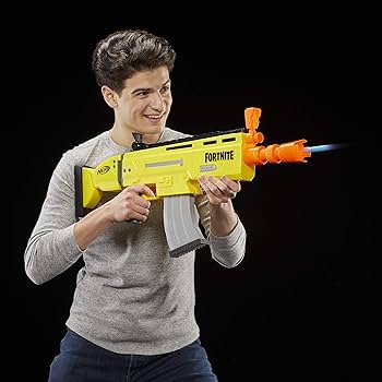 Amazon.com: Fortnite AR-L Nerf Elite Dart Blaster - Motorized Toy