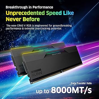 KLEVV CRAS V RGB DDR5 32GB (2x16GB) 6400MHz CL32 SK Hynix A-Die
