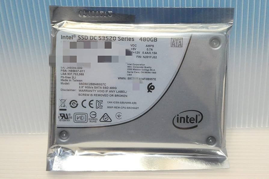 Amazon.com: Intel DC S3520 Series 480GB SATA 3.0 6Gb/S 2.5in SSD