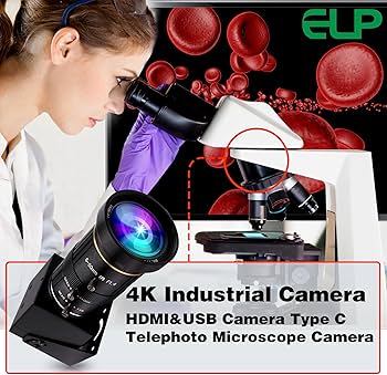 Amazon.co.jp: ELP HDMI カメラ 4K USB カメラ HD ストリーミング