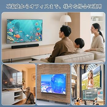 Amazon | テレビ保護パネル 75インチ Fohil テレビカバー クリア 高