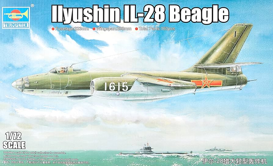 Amazon | トランペッター 1/72 中国軍 イリューシンIL-28 ビーグル