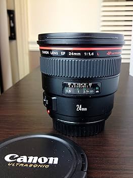 Amazon.com : Canon EF 24mm f/1.4L USM Wide Angle Lens for Canon