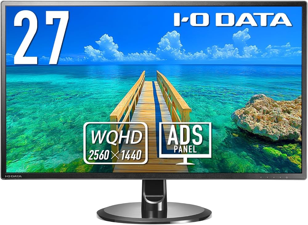 Amazon.co.jp: IODATA モニター 27インチ WQHD ADSパネル (HDMI×3
