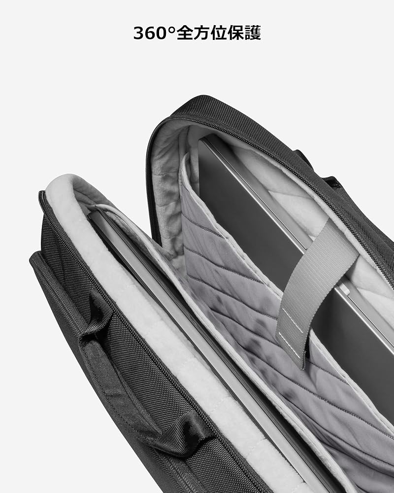 Amazon.co.jp: [tomtoc] 360°保護 15.6インチ パソコンバッグ PC 2台