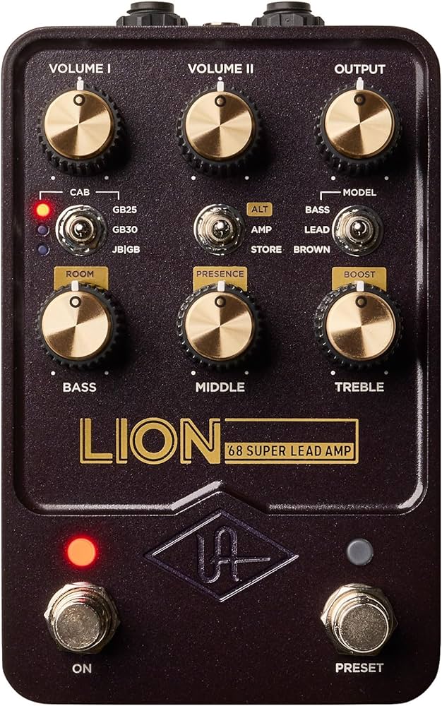 Amazon.com: Universal Audio Lion 68 Super Lead Amp Pedal : Musical