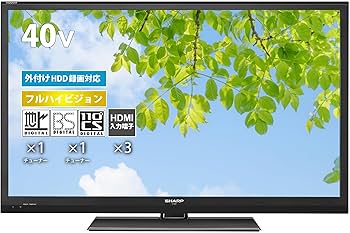 Amazon | 【整備済み品】 シャープ 40V型 液晶 テレビ AQUOS LC-40H9