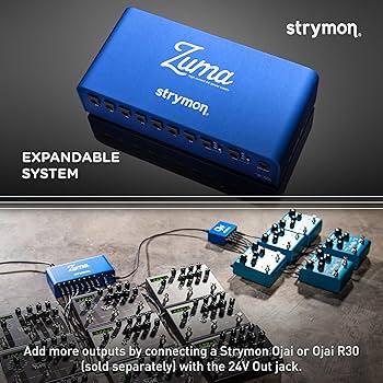 Amazon | Strymon Zuma 拡張可能高電流ギターエフェクト DCペダル電源