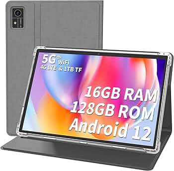 Amazon.com : Android Tablet, 10.1 Inch Tablet, 16GB+128GB, 1TB