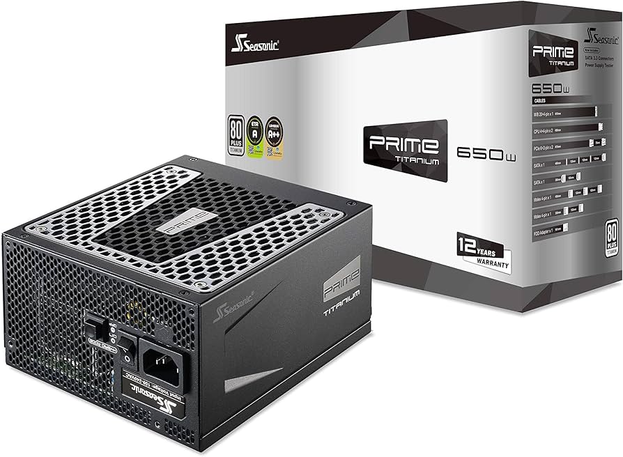 SeaSonic 650W Prime TX-650 Titanium PSU (SSR-650TR) (OneSeasonic