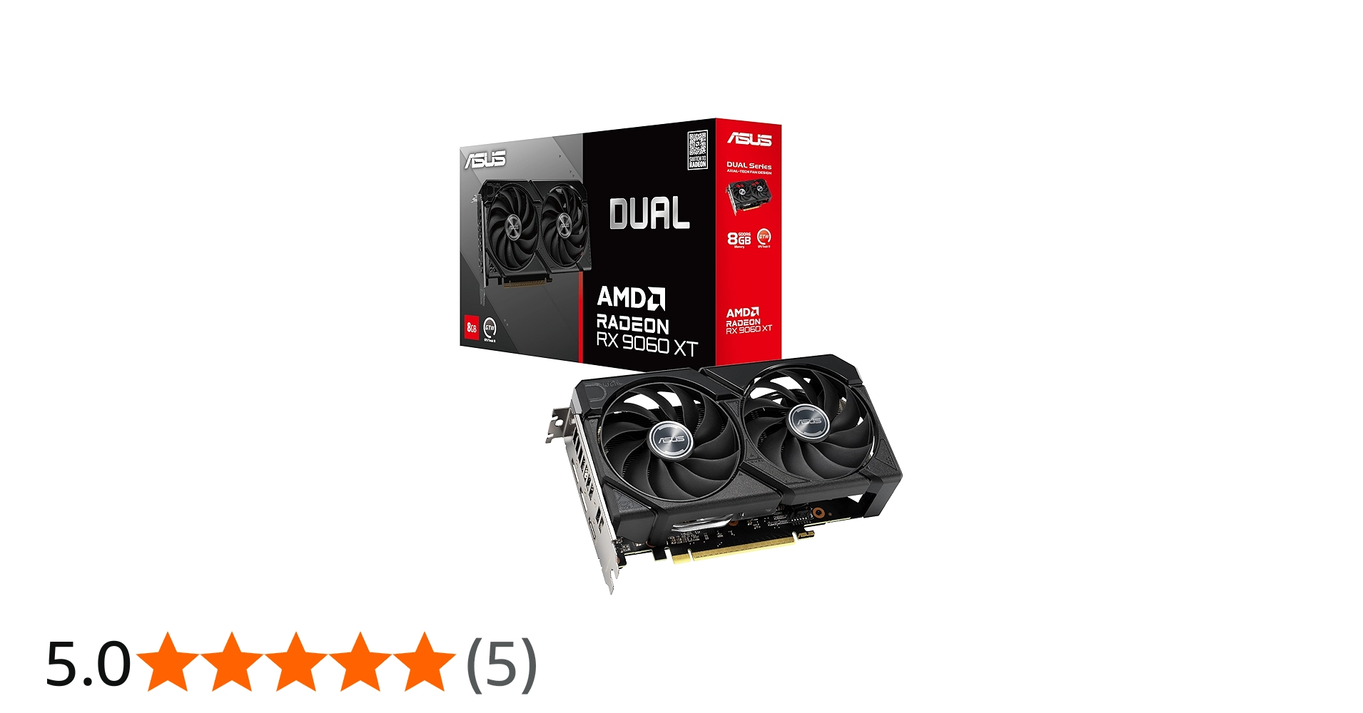 Amazon | ASUS AMD Radeon RX 9060 XT ビデオカード 8GB GDDR6 DUAL