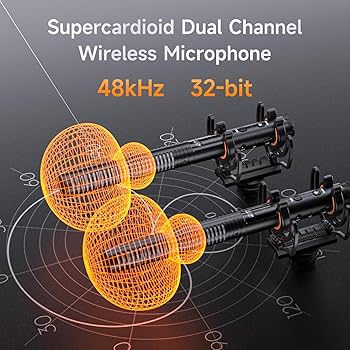 Amazon | ワイヤレスマイクcomica VM40 COMBO 2人用ビデオガンマイク