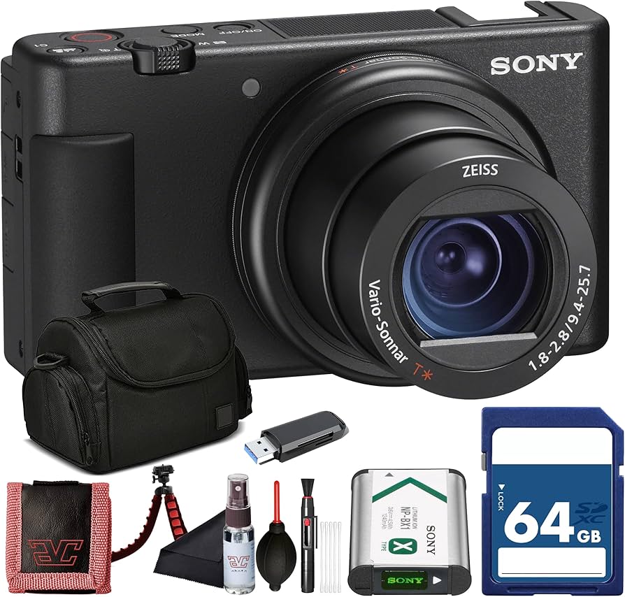 Amazon.com : Sony ZV-1 Digital Vlogging Camera Black (DCZV1/B