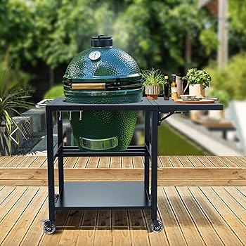 Amazon.com : Outdoor Grill Table for Big Green Egg Accessories