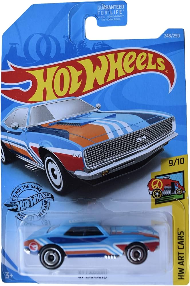 Amazon | Hot Wheels HWアートカーズ 9/10 '67 カマロ 248/250 ブルー
