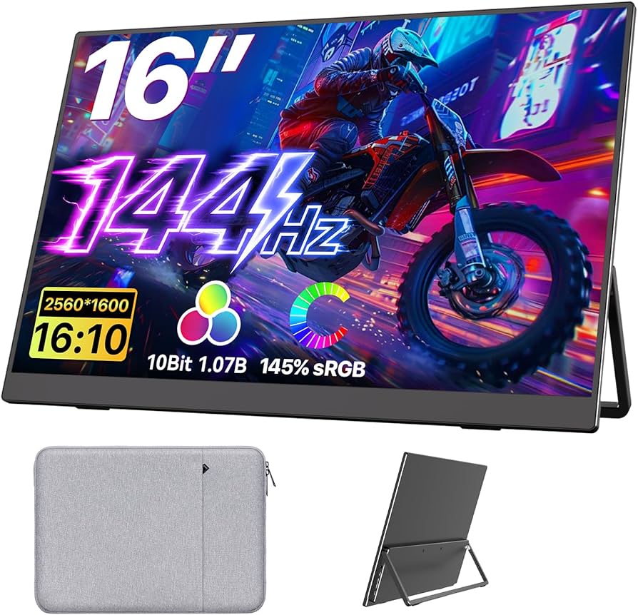 Amazon.com: Upperizon Portable Monitor 16 inch 2K QHD 2560X1600