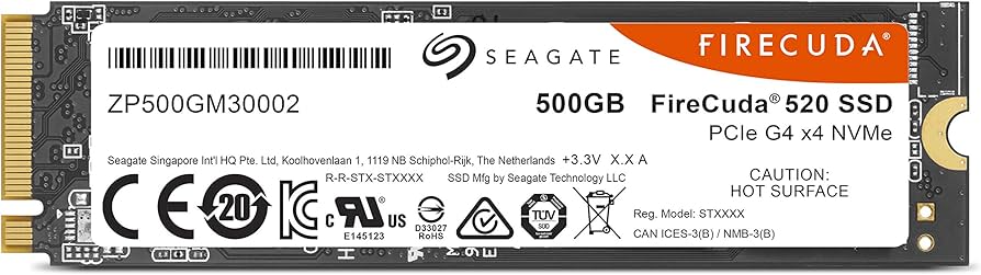 Amazon.com: Seagate Firecuda 520 500GB Performance Internal Solid