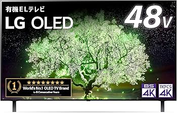 Amazon | LG 48型 4Kチューナー内蔵 有機EL テレビ OLED48A1PJA Alexa