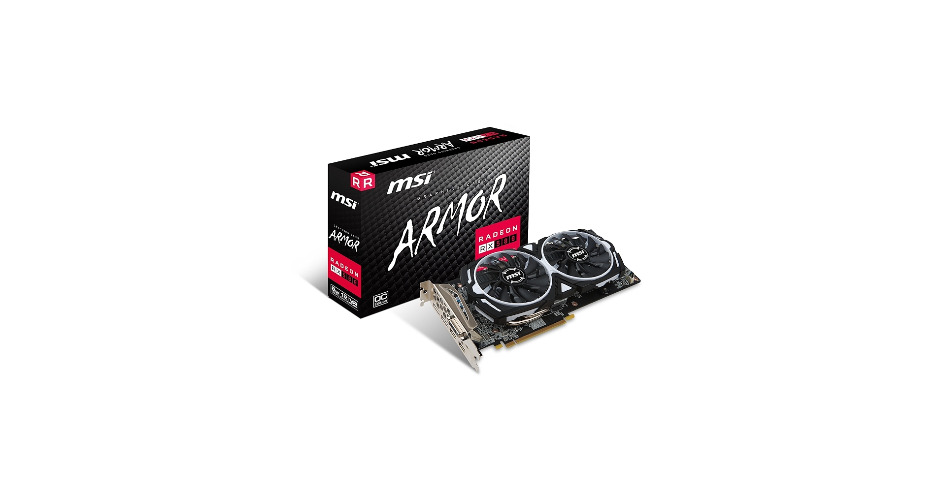 Amazon.com: msi VGA Graphic Cards RX 580 Armor 8G OC : Electronics