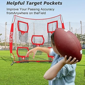 Amazon.co.jp: SUTJEG 7x7 フットボール 投げネット | クォーター