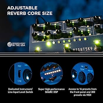 Amazon | Strymon 「NIGHTSKY」シンセシス・リバーブ・マシーン [国内