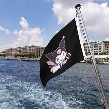 Amazon.co.jp: クロミ ちゃん ハウスフラッグ アウトドアフラッグ 両面