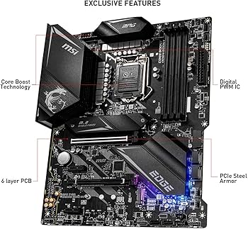 Amazon.com: MSI MPG Gaming Edge Intel Z490 LGA 1200 ATX DDR4-SDRAM