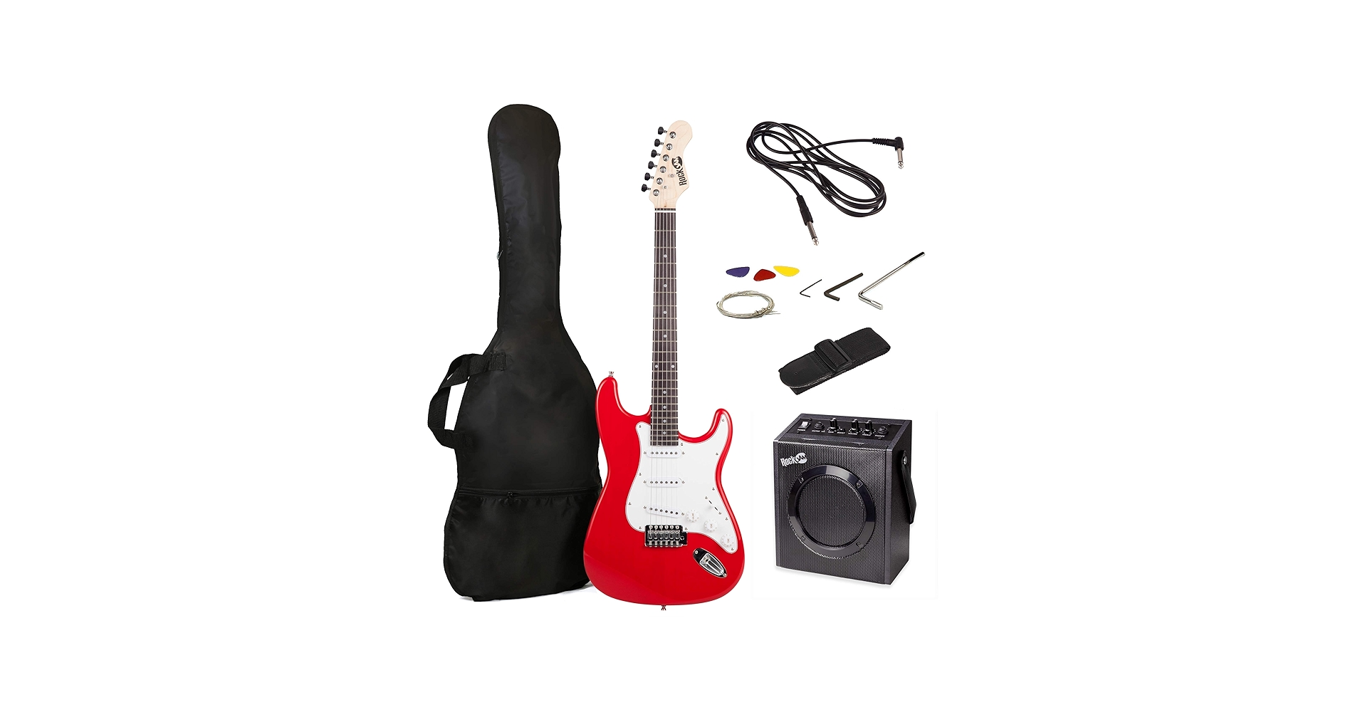 Amazon.com: RockJam Electric Guitar Kit with 10-Watt Amp, Gig Bag