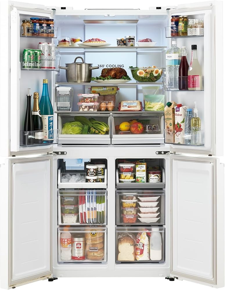 Amazon | ハイアール(Haier) 幅83cm 容量470L 観音開き(フレンチドア