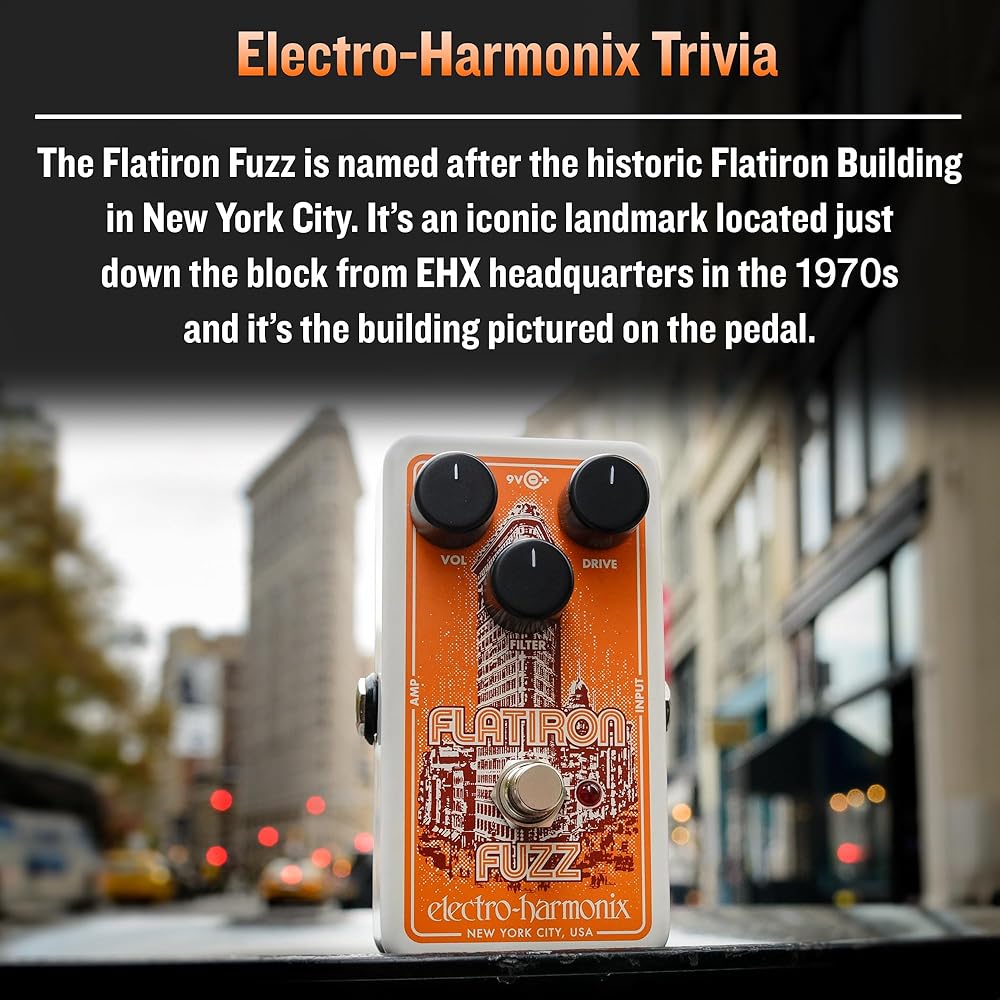 Amazon.co.jp: ELECTRO-HARMONIX Flatiron Fuzz Fuzz/Distortion RAT系