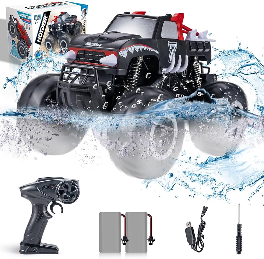 Amazon.co.jp: Carox ラジコン 水陸両用 4wd 防水 オフロード-ラジコン