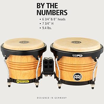 Amazon | MEINL Percussion マイネル ボンゴ Marathon Series Wood