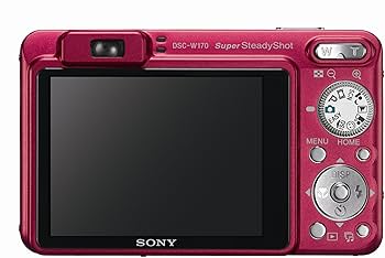Amazon.com : Sony Cybershot DSCW170/R 10.1MP Digital Camera with