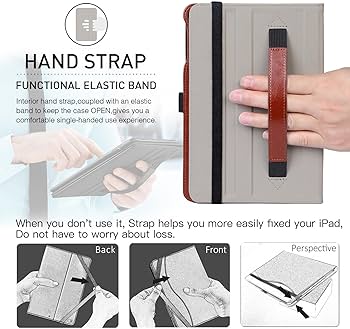 Amazon | iPad mini5 ケース Ztotop レザー製 ポケット付き ブラウン